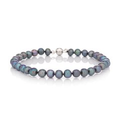 Perlenarmband 6 AA dunkel