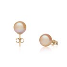 Zlaté náušnice s perlou